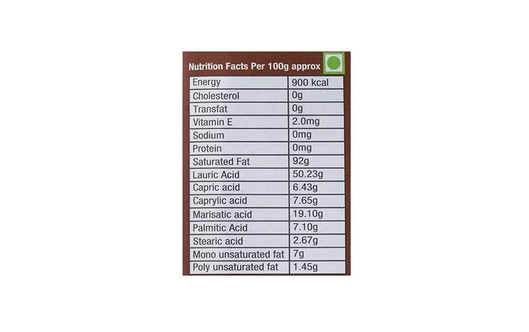 Aadis Extra Virgin Coconut Oil-    Plastic Jar  500 millilitre